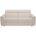 SCHLAFSOFA  in Cord Sandfarben  - Sandfarben/Schwarz, Design, Kunststoff/Textil (200/84/98cm) - Novel
