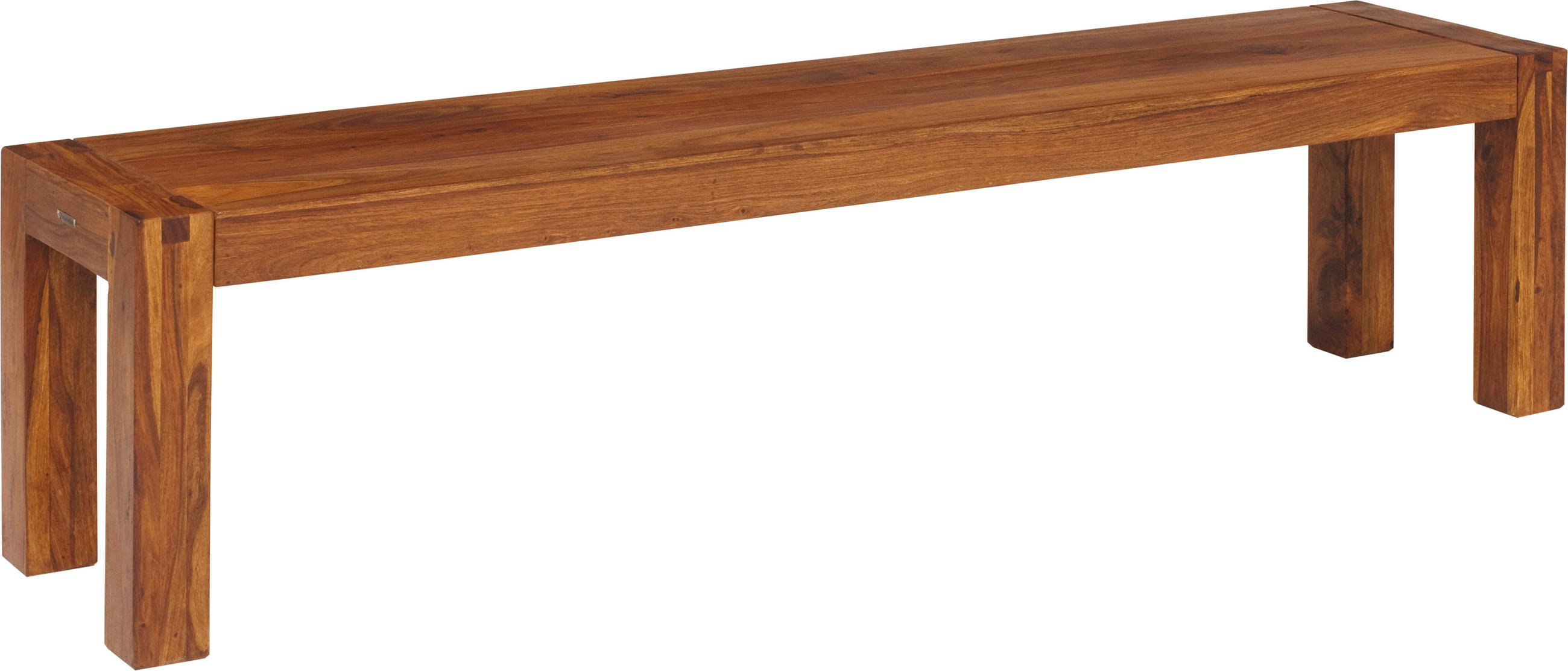 BANCĂ in culoare lemn sheesham - culoare lemn sheesham, Lifestyle, lemn (180/45/40cm) - Landscape