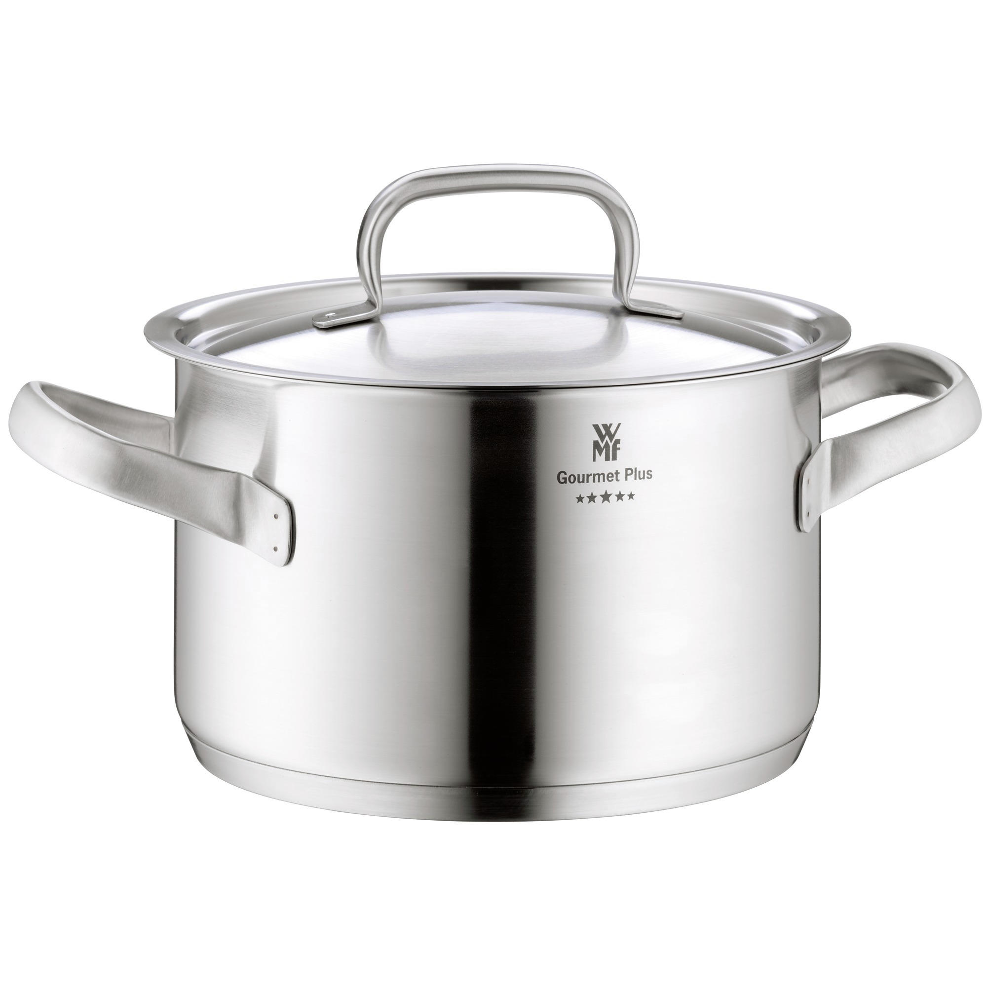LONEC  Gourmet Plus  3,9 l  kovina  20 cm  - barve nerjavečega jekla, Basics, kovina (20cm) - WMF