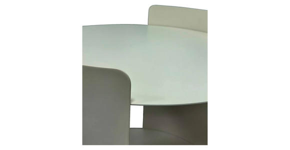 BEISTELLTISCH 40/40/40 cm Kaschmir rund  - Kaschmir, Design, Metall (40/40/40cm) - Xora