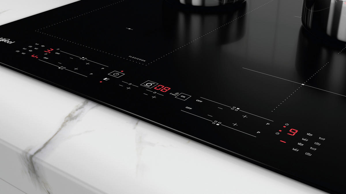 IND PLOČA WL B3360 NE - crna, Design, staklo/metal (59/5,4/51cm) - Whirlpool