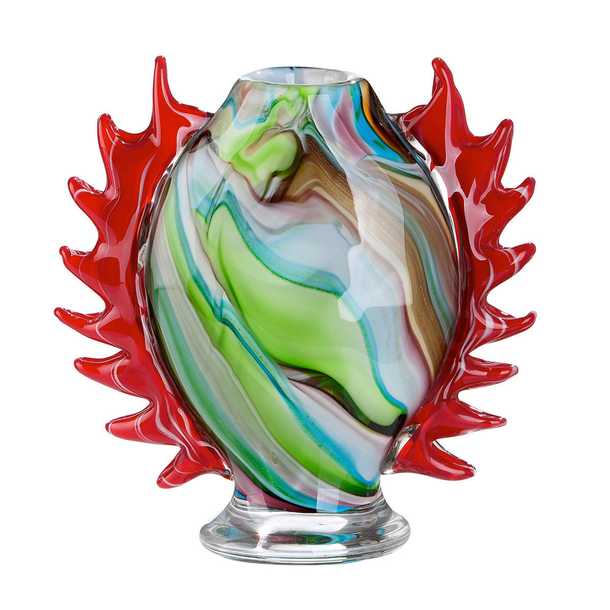 DEKOVASE  - Multicolor, Basics, Glas (23/46/12cm)