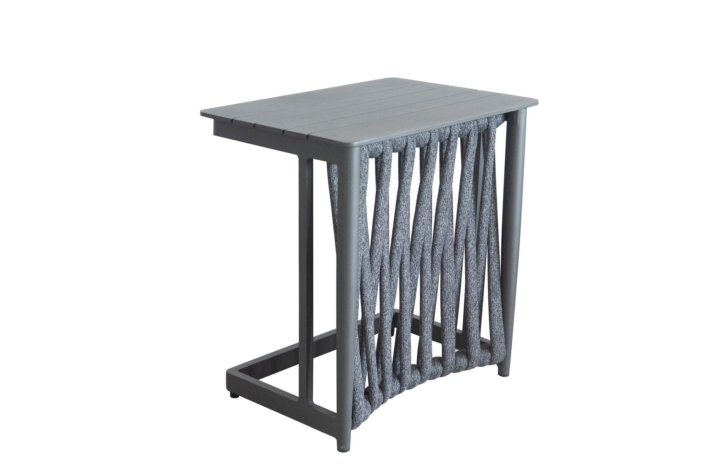 STOL VRTNI  antracit  metal, tekstil      - antracit, Design, metal/tekstil (59/39/59cm) - Amatio