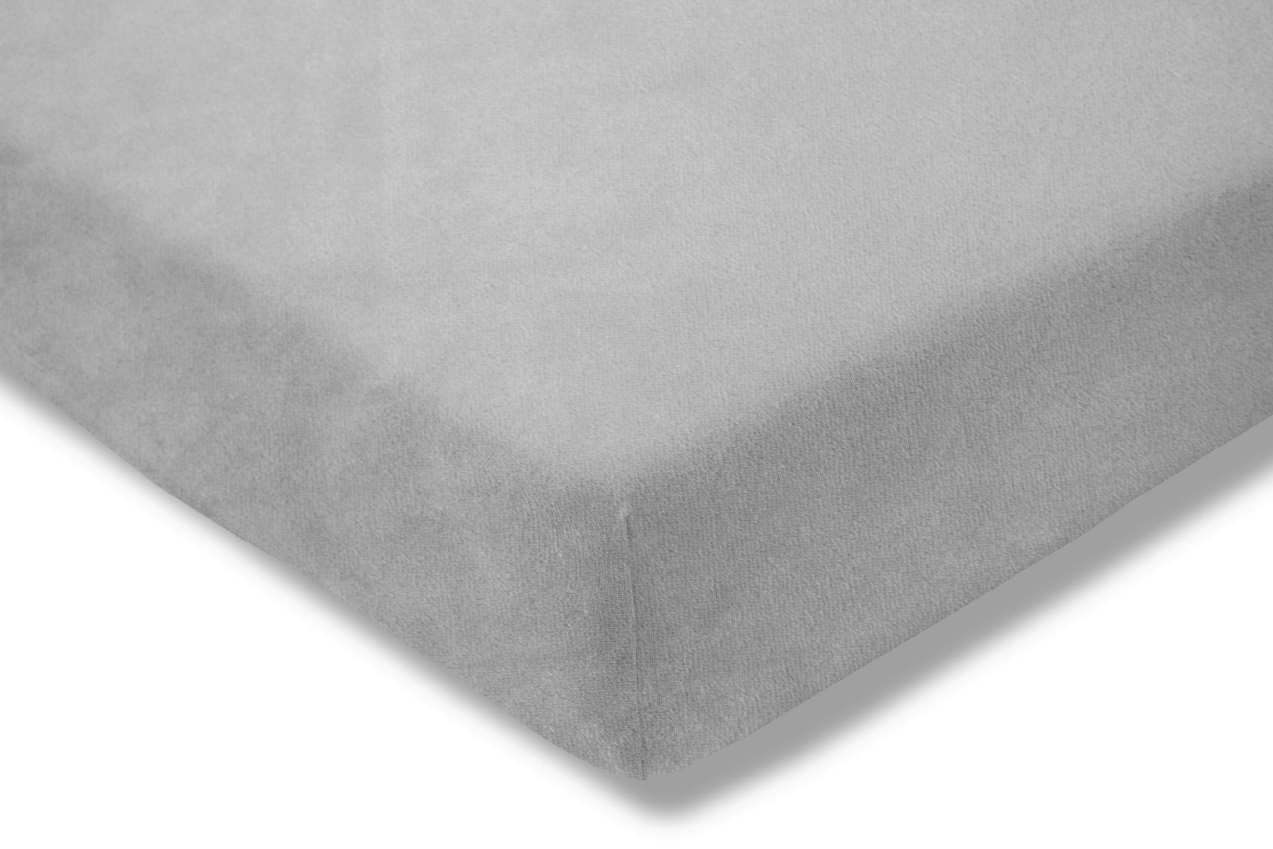 SPANNBETTTUCH  - Platinfarben, Basics, Textil (100/200cm) - Estella