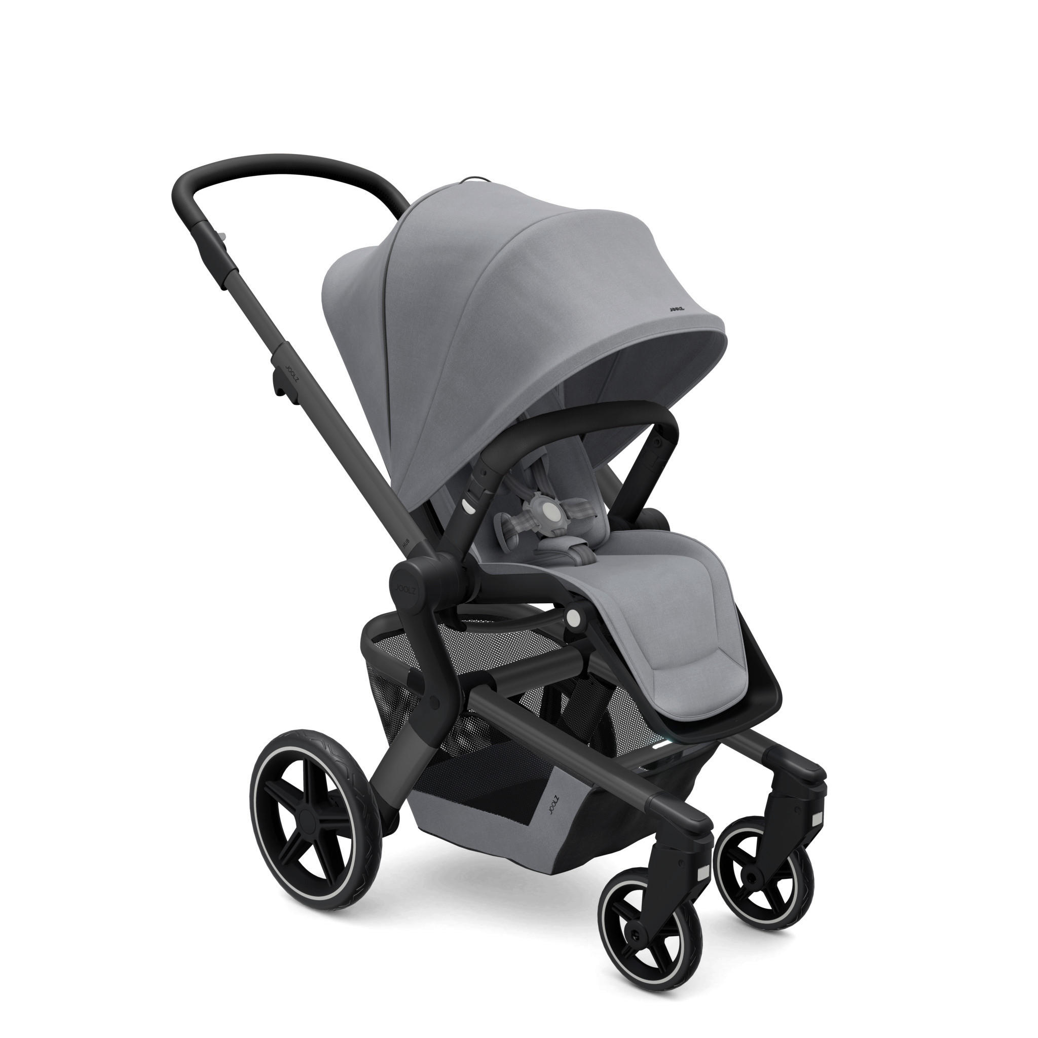 KINDERWAGEN  Hub+  Stone Grey  - Grau, Basics, Textil/Metall (53/95-105/86-97cm) - Joolz