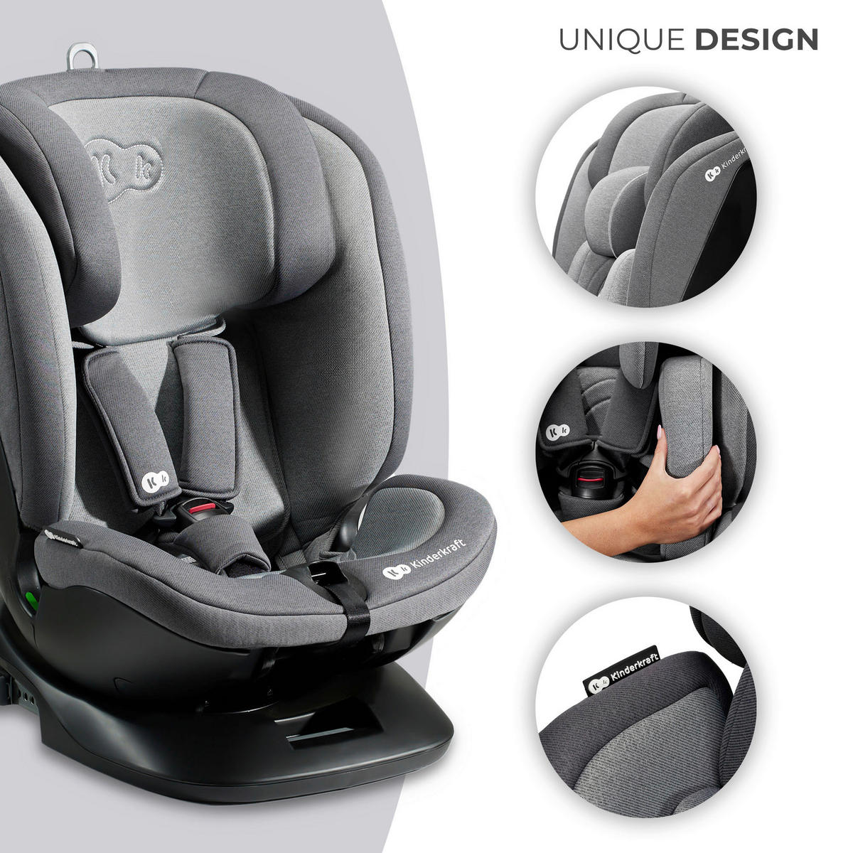 KINDERAUTOSITZ Xpedition 2 Grey   - Grau, Basics, Kunststoff (44/72/67cm) - kinderkraft