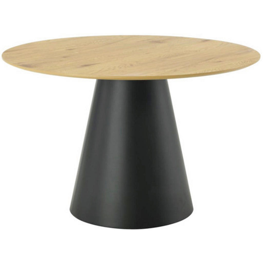 P & B JEDÁLENSKÝ STÔL, čierna, farba duba, 120/120/75 cm