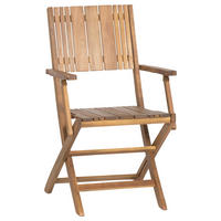 GARTENKLAPPSESSEL Akazie Akaziefarben  - Akaziefarben, KONVENTIONELL, Holz (51/89/55cm) - Gardenson