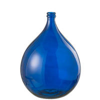 DEKOVASE  - Blau, Basics, Glas (40/40/56cm)