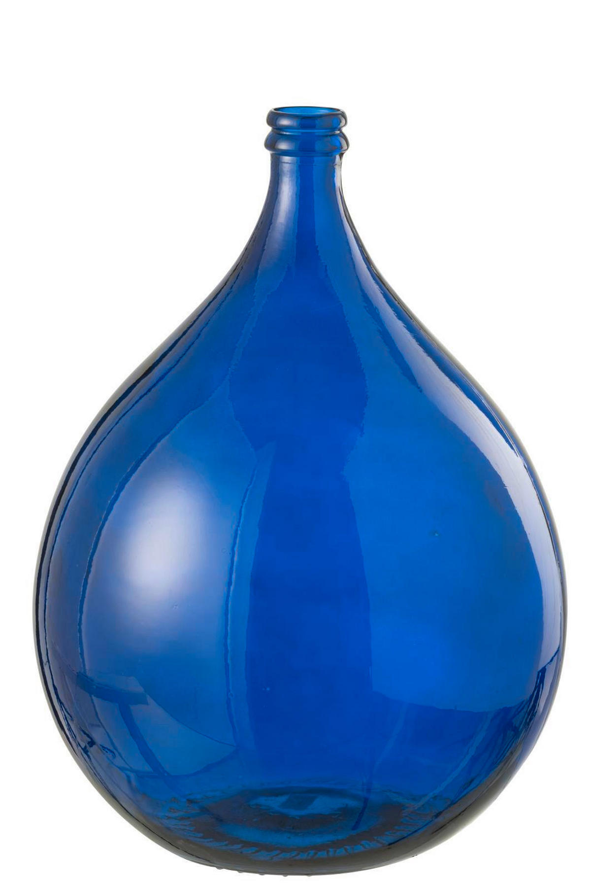 DEKOVASE  - Blau, Basics, Glas (40/40/56cm)