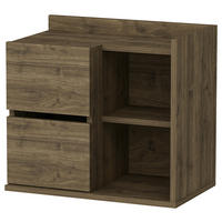 NACHTTISCH 60/53,2/35 cm  in Walnussfarben  - Walnussfarben, Design, Holzwerkstoff (60/53,2/35cm) - MID.YOU