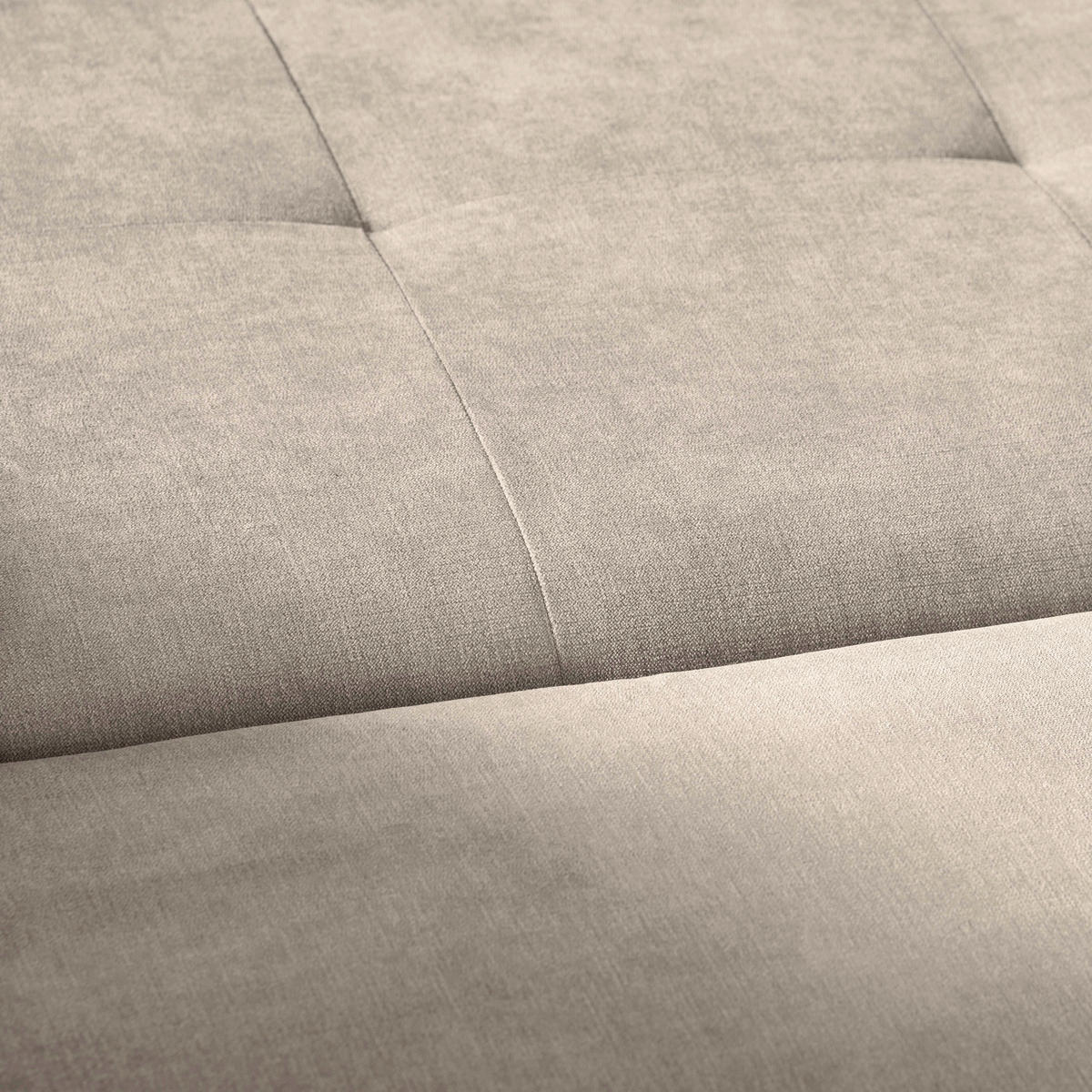 ECKSOFA in Flachgewebe Weiß, Hellbraun  175/271 cm  - Hellbraun/Weiß, Design, Kunststoff/Textil (175/271cm) - Xora