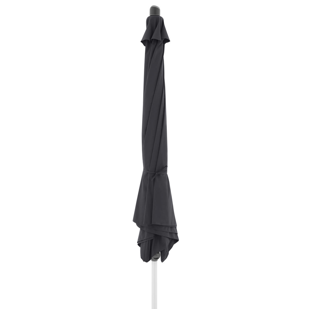 SONNENSCHIRM  270/270 cm  - Anthrazit/Silberfarben, Konventionell, Textil/Metall (270/270cm) - Doppler