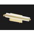 LED-WANDLEUCHTE - Messingfarben/Weiß, Design, Kunststoff/Metall (35cm) LED-WANDLEUCHTE - Messingfarben/Weiß, Design, Kunststoff/Metall (35cm)