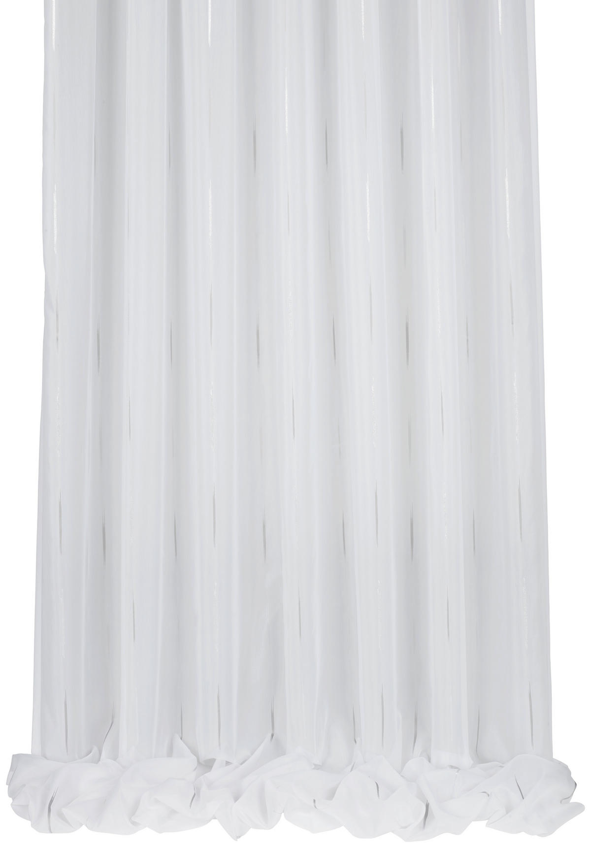 ZÁCLONA, polopriehľadné, 300 cm - strieborná, Basics, textil (300cm) - Esposa