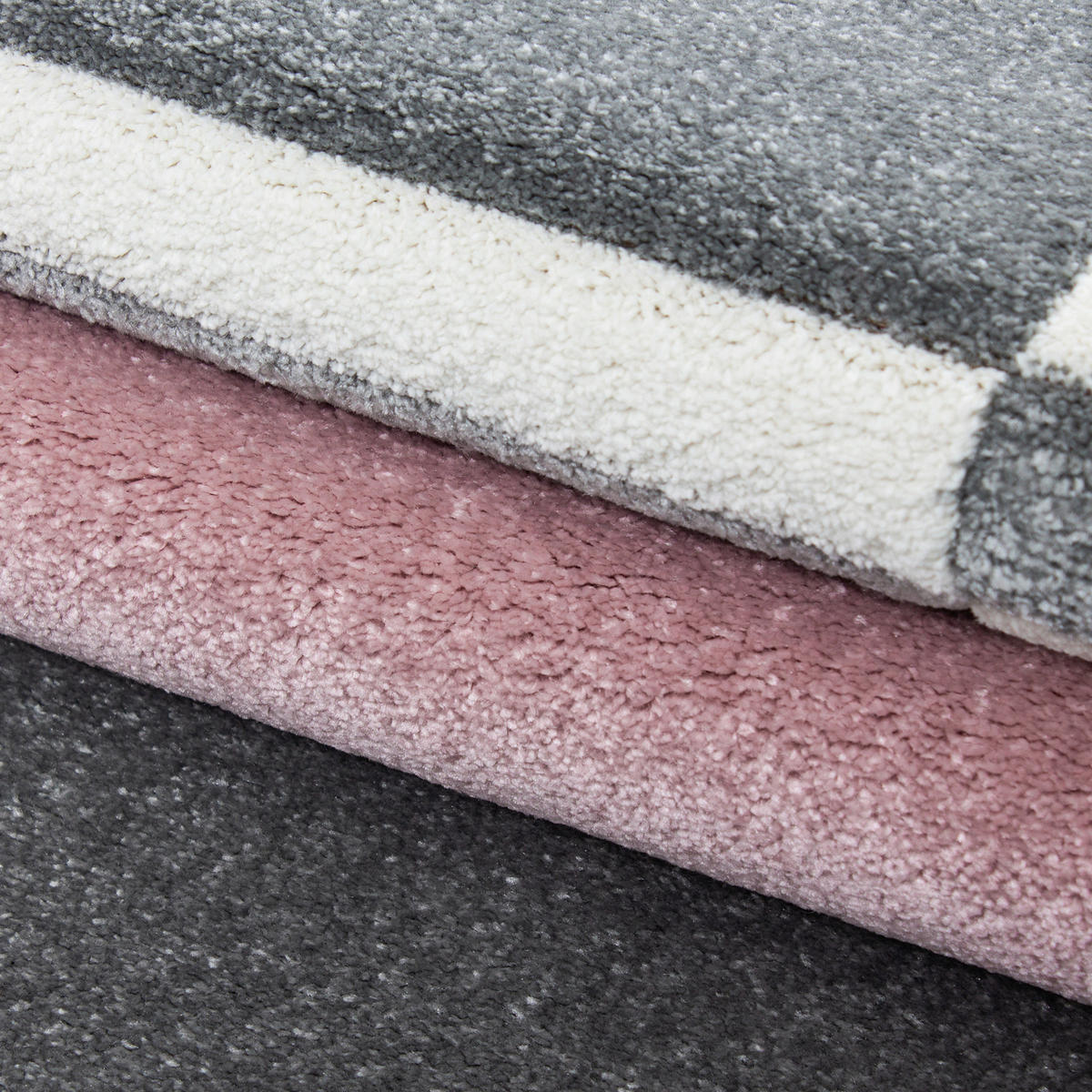 WEBTEPPICH 120/170 cm Hawaii 1310 Pink  - Pink, KONVENTIONELL, Textil (120/170cm) - Novel