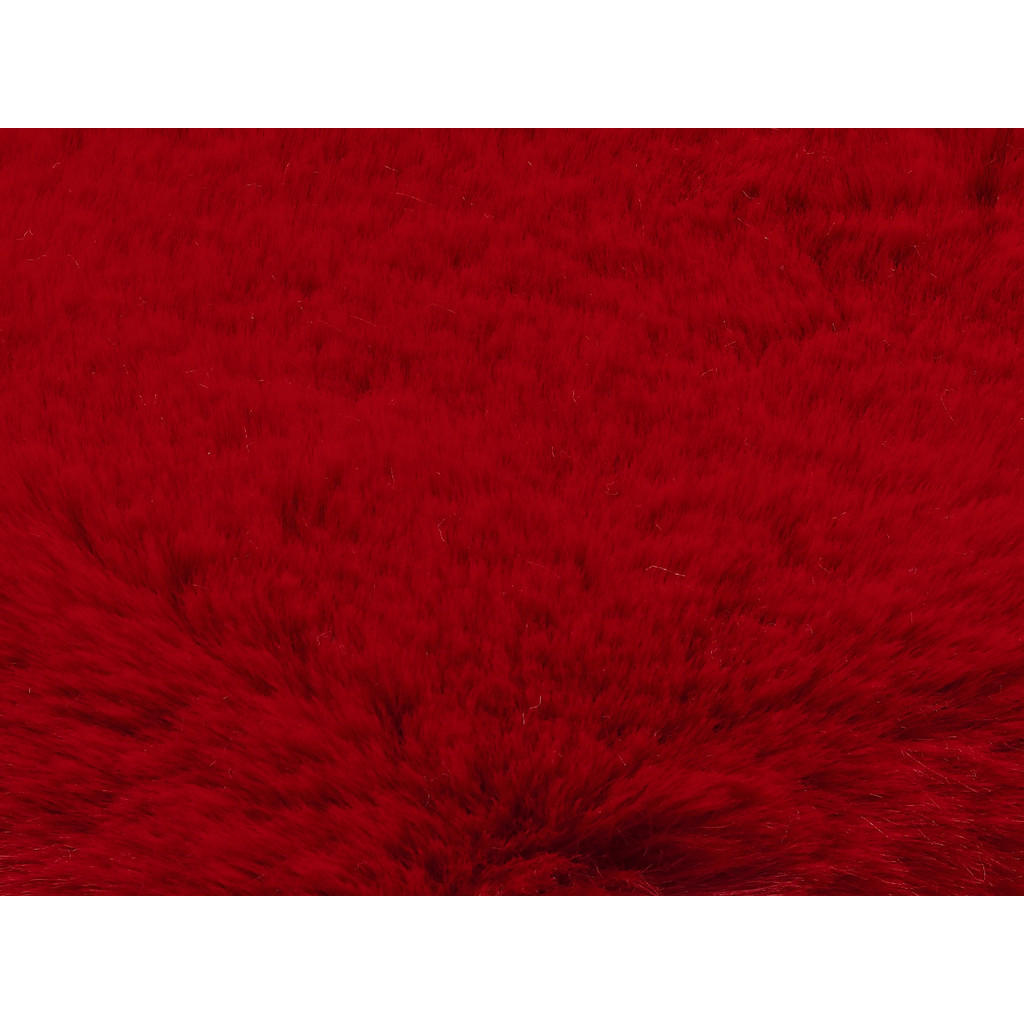 Thumbnail - Novel Hochflorteppich Silky Haven, Rot, Textil, Uni, rechteckig, 160x230 cm, Oeko-Tex® Standard 100, für Fußbodenheizung...