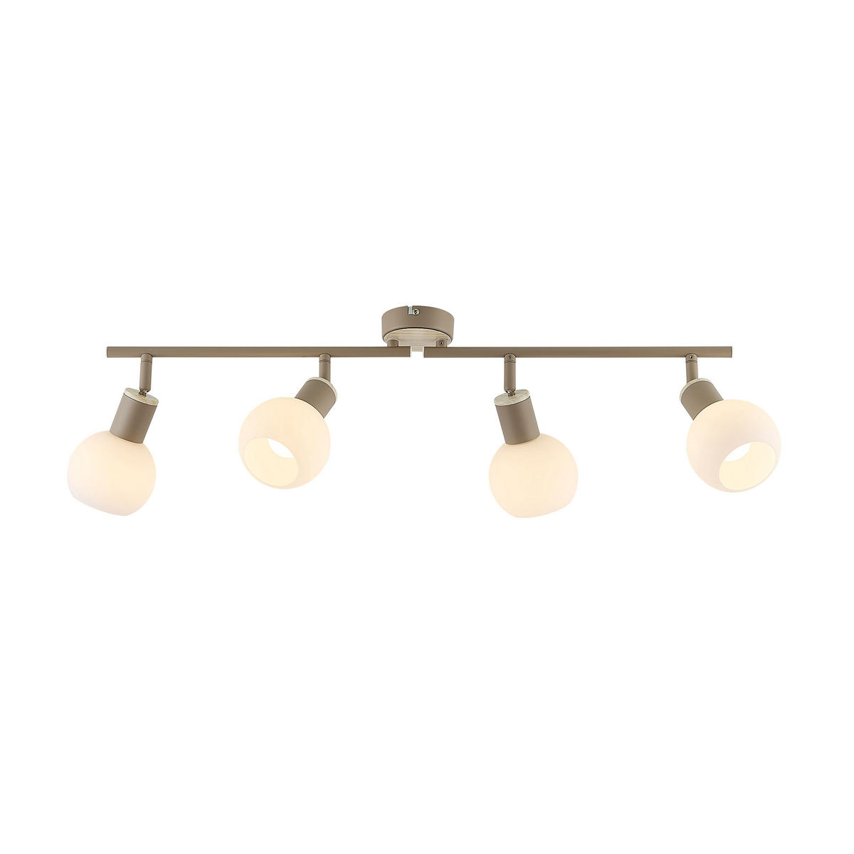 STRAHLER Merope 70/10/18 cm  - Sandfarben/Eschefarben, Basics, Glas/Metall (70/10/18cm) - Novel