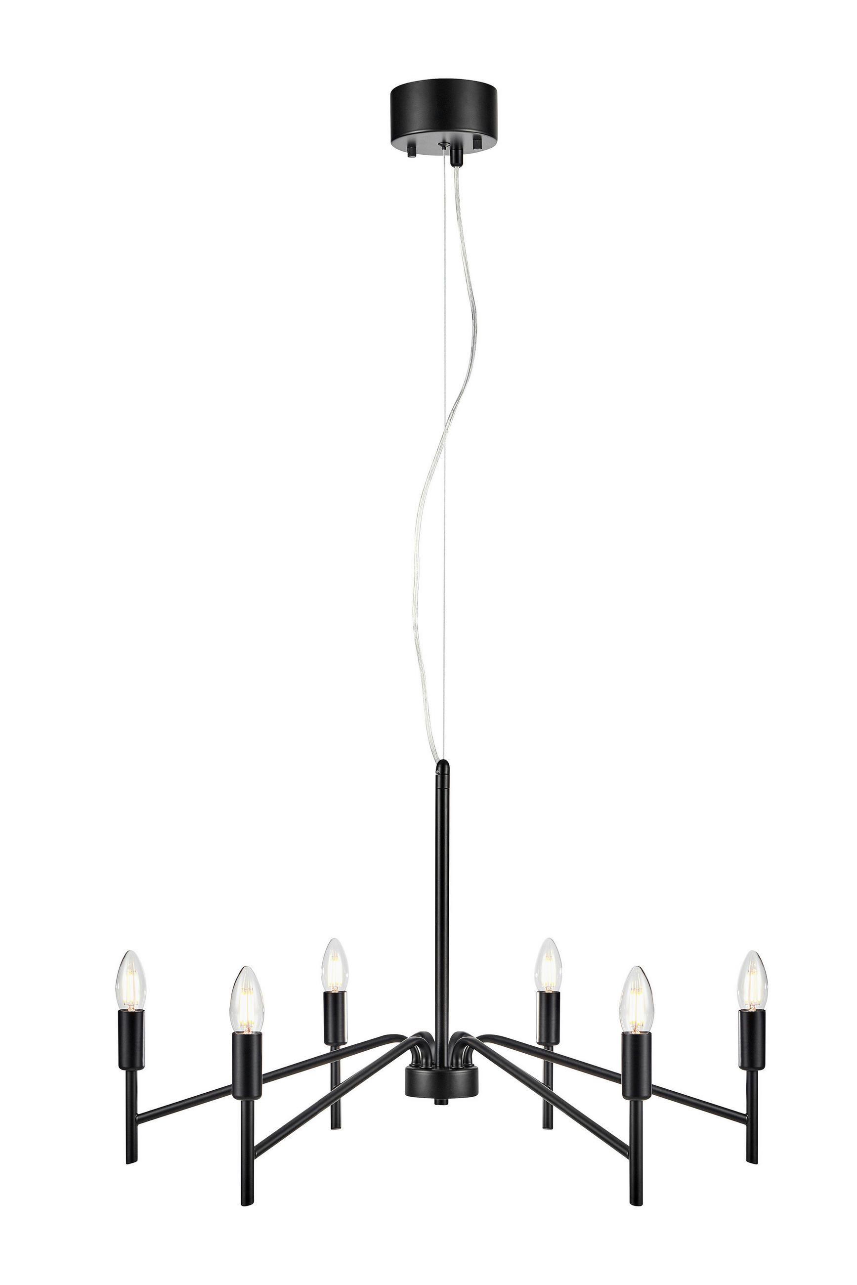 KRONLEUCHTER 70/43 cm   - Schwarz, Basics, Metall (70/43cm) - Markslöjd