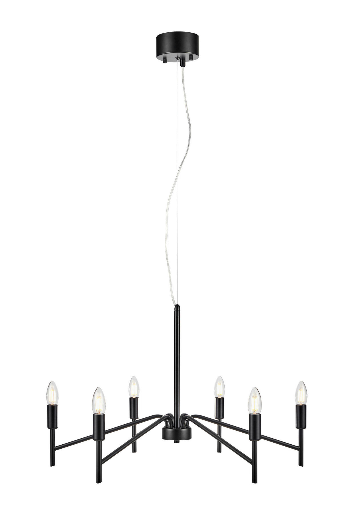 KRONLEUCHTER 70/43 cm   - Schwarz, Basics, Metall (70/43cm) - Markslöjd