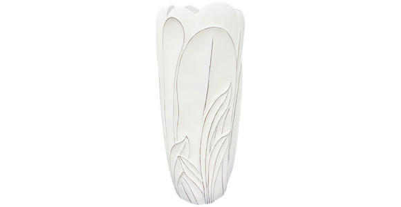 VASE 69 cm  - Braun/Weiß, Basics, Kunststoff (30,5/69cm) - Ambia Home