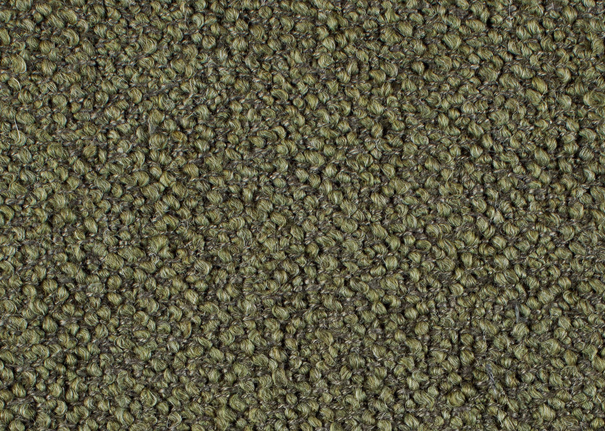 ECKSOFA in Flachgewebe, Struktur Olivgrün  - Anthrazit/Olivgrün, Design, Textil/Metall (230/254cm) - Johann Jakob