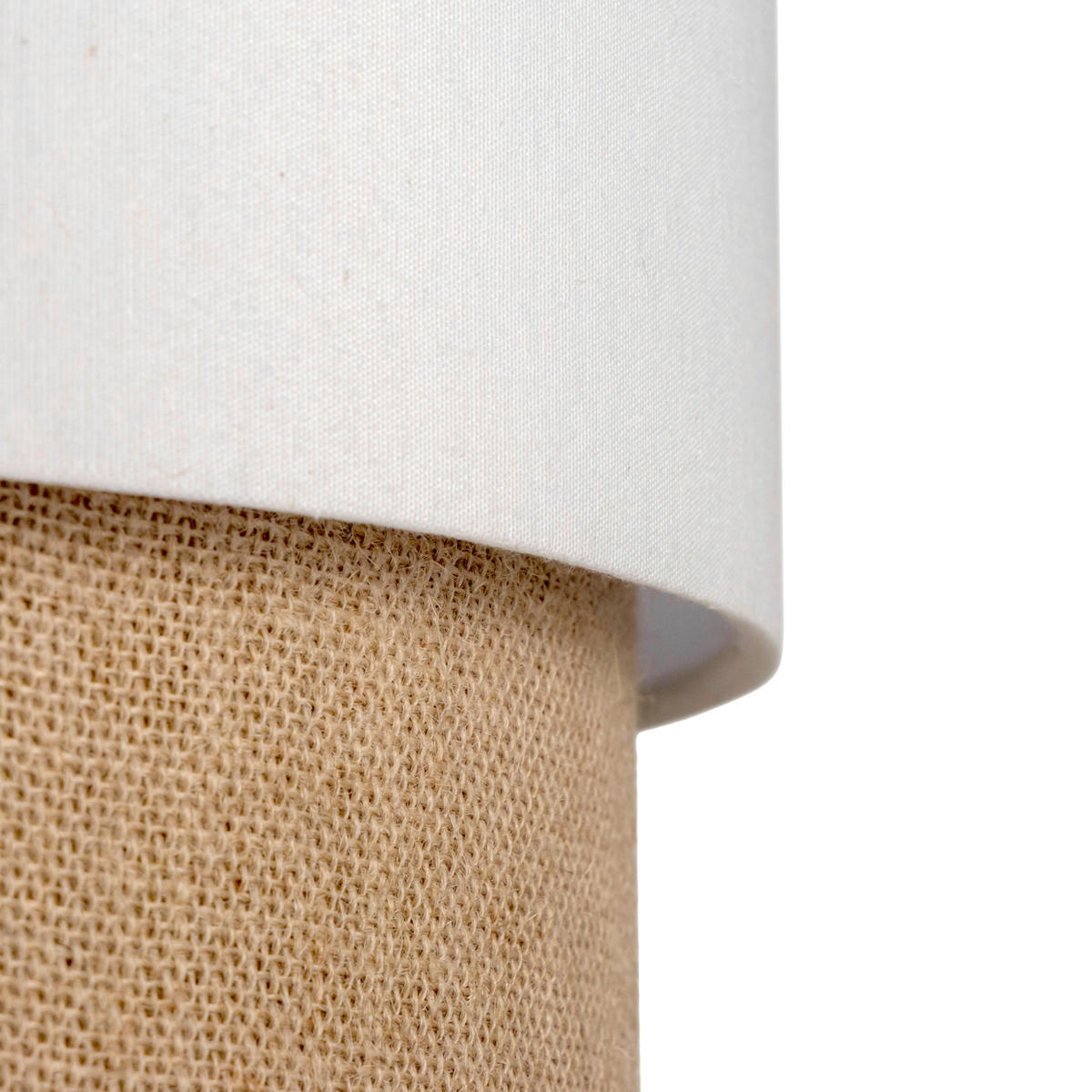 HÄNGELEUCHTE 45/120 cm  - Naturfarben/Weiß, Trend, Kunststoff/Textil (45/120cm) - Collett's Monde