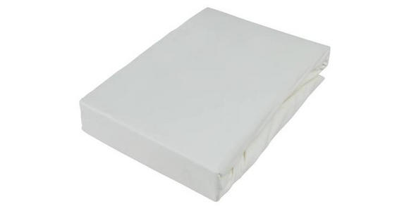 BOXSPRING-SPANNLEINTUCH 90/220 cm  - Weiß, KONVENTIONELL, Textil (90/220cm) - Novel