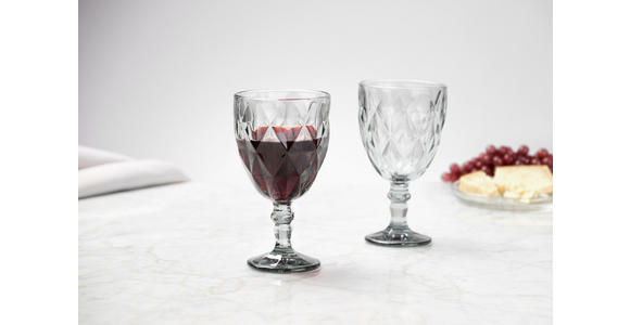 WEINGLAS 320 ml  - Grau, Basics, Glas (9/16,5cm) - Novel