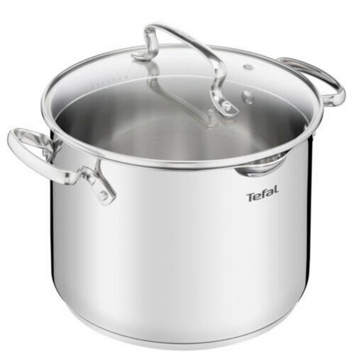TÉSZTAFŐZŐ EDÉNY 6 l  - világosszürke, Basics, üveg/fém (23cm) - Tefal