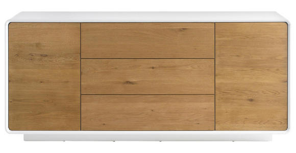 SIDEBOARD 170/76/40 cm - Eichefarben/Weiß, Design, Holz/Holzwerkstoff (170/76/40cm) - Xora