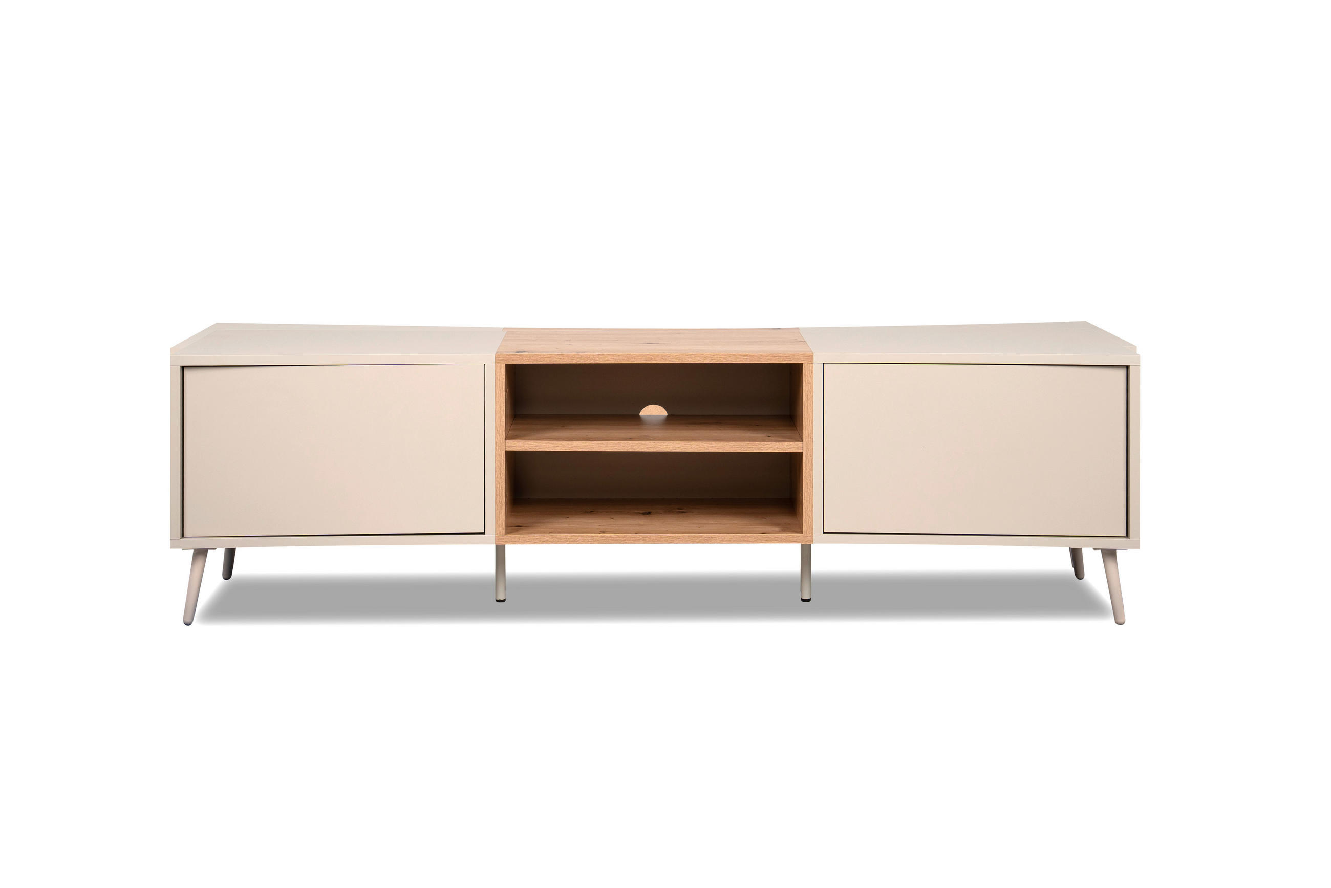 LOWBOARD  175/50/37,5 cm  stehend  - Sandfarben/Eiche Artisan, Design, Holzwerkstoff/Kunststoff (175/50/37,5cm) - MID.YOU