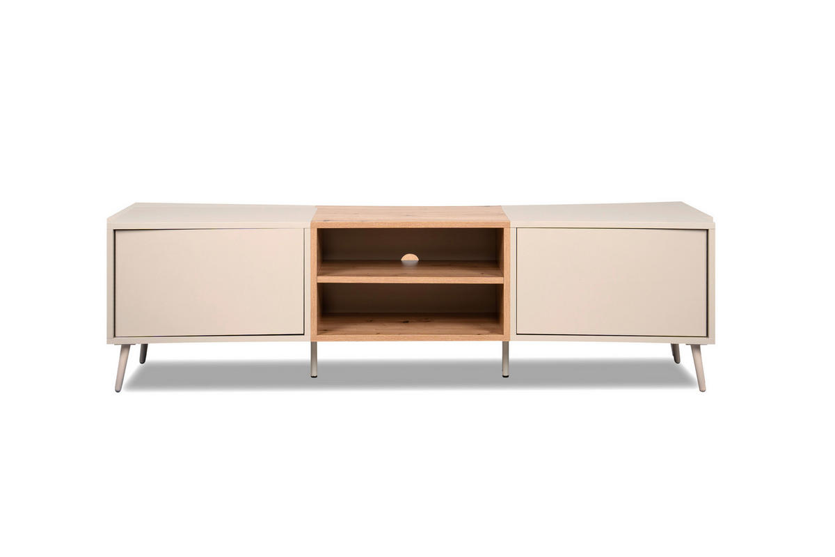 LOWBOARD  175/50/37,5 cm  stehend  - Sandfarben/Eiche Artisan, Design, Holzwerkstoff/Kunststoff (175/50/37,5cm) - MID.YOU