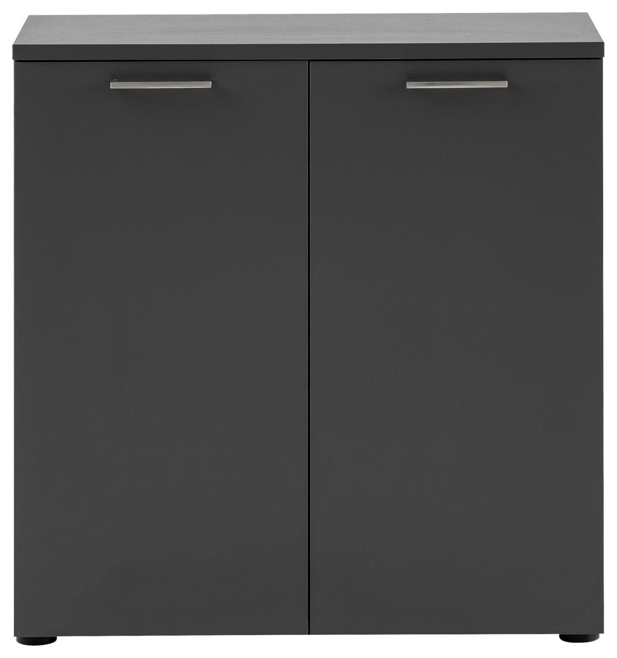 AKTENSCHRANK Anthrazit  - Anthrazit, KONVENTIONELL, Holzwerkstoff (80,2/84,2/41cm) - MID.YOU