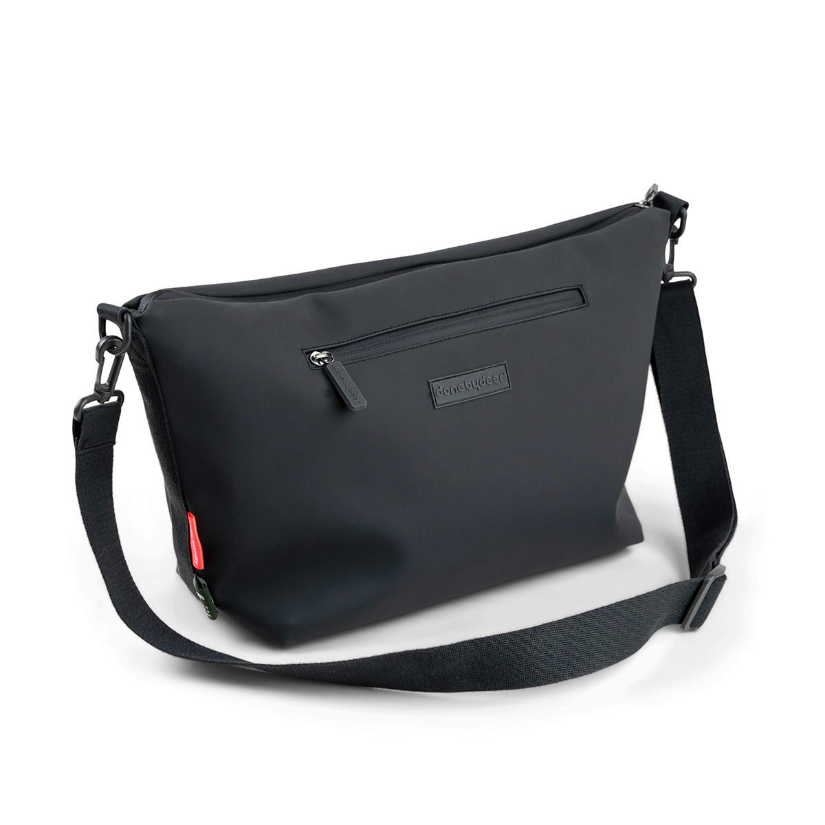 WICKELTASCHE  - Schwarz, Basics, Kunststoff/Textil (44/14/25cm)