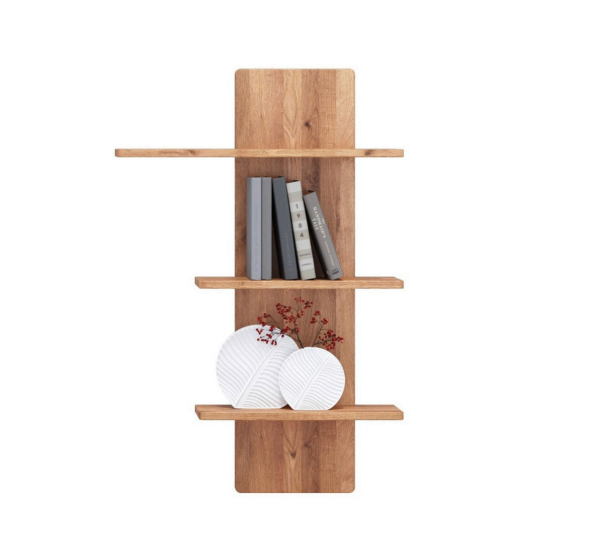 WANDBOARD Holz Wildeiche massiv Wildeiche  - Wildeiche, Basics, Holz (70/106/22cm) - Livetastic