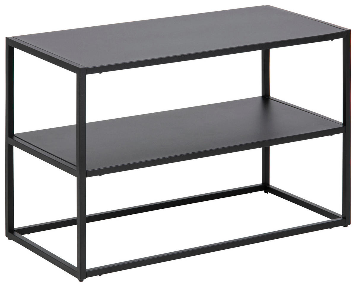 SCHUHREGAL  - Schwarz, Trend, Metall (70/45,5/33cm) - MID.YOU