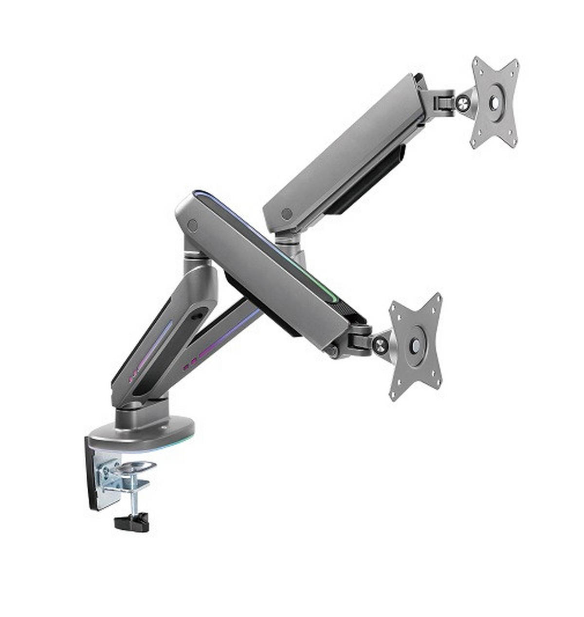 MONITOR-HALTERUNG Metall, Kunststoff Dunkelgrau  - Dunkelgrau, Design, Kunststoff/Metall (105/62,2/15,2cm) - Boxxx