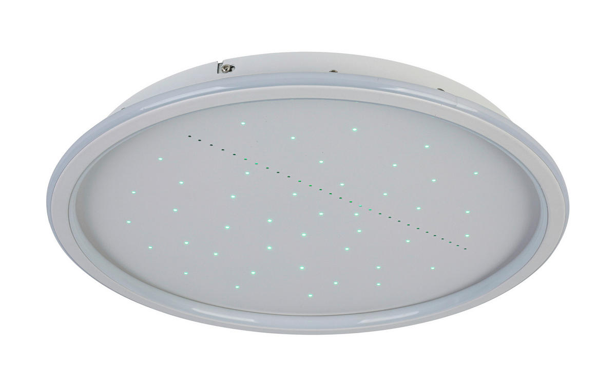 LED-DECKENLEUCHTE Kettering 45/5,5 cm   - Weiß, Trend, Kunststoff/Metall (45/5,5cm) - Novel