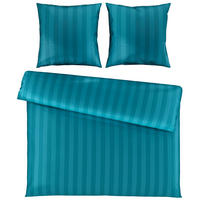 BETTWÄSCHE Dobby Satin 200/200 cm  - Blau, KONVENTIONELL, Textil (200/200cm) - Novel