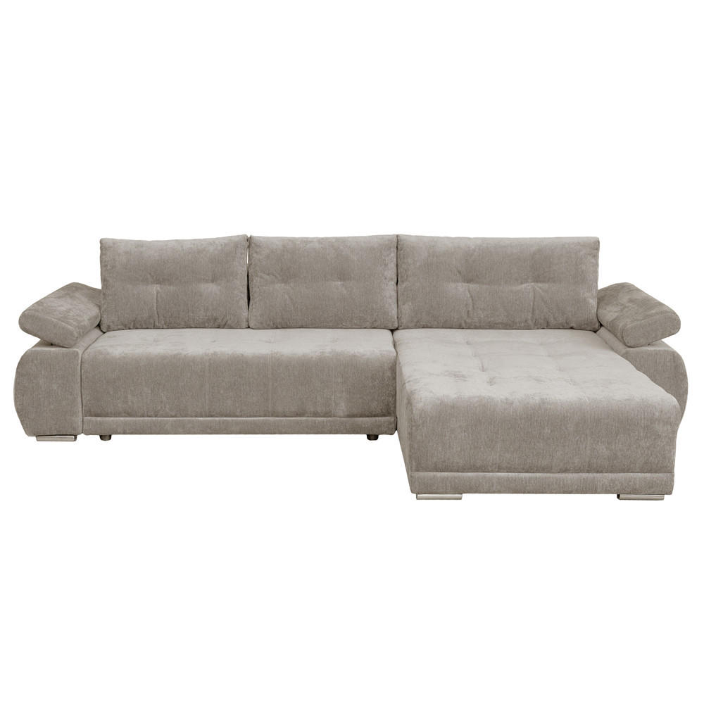 Colțar, textil, bej - bej, Design, textil (315/85/204cm) - Carryhome