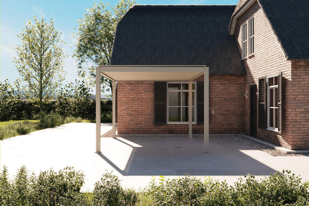 PERGOLA - Grau, Lifestyle, Metall (400/250/300cm) - Gardenson