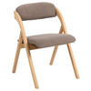 ARMLEHNSTUHL in Holz, Textil Braun, Naturfarben  - Naturfarben/Braun, MODERN, Holz/Textil (52/78/53cm) - MID.YOU