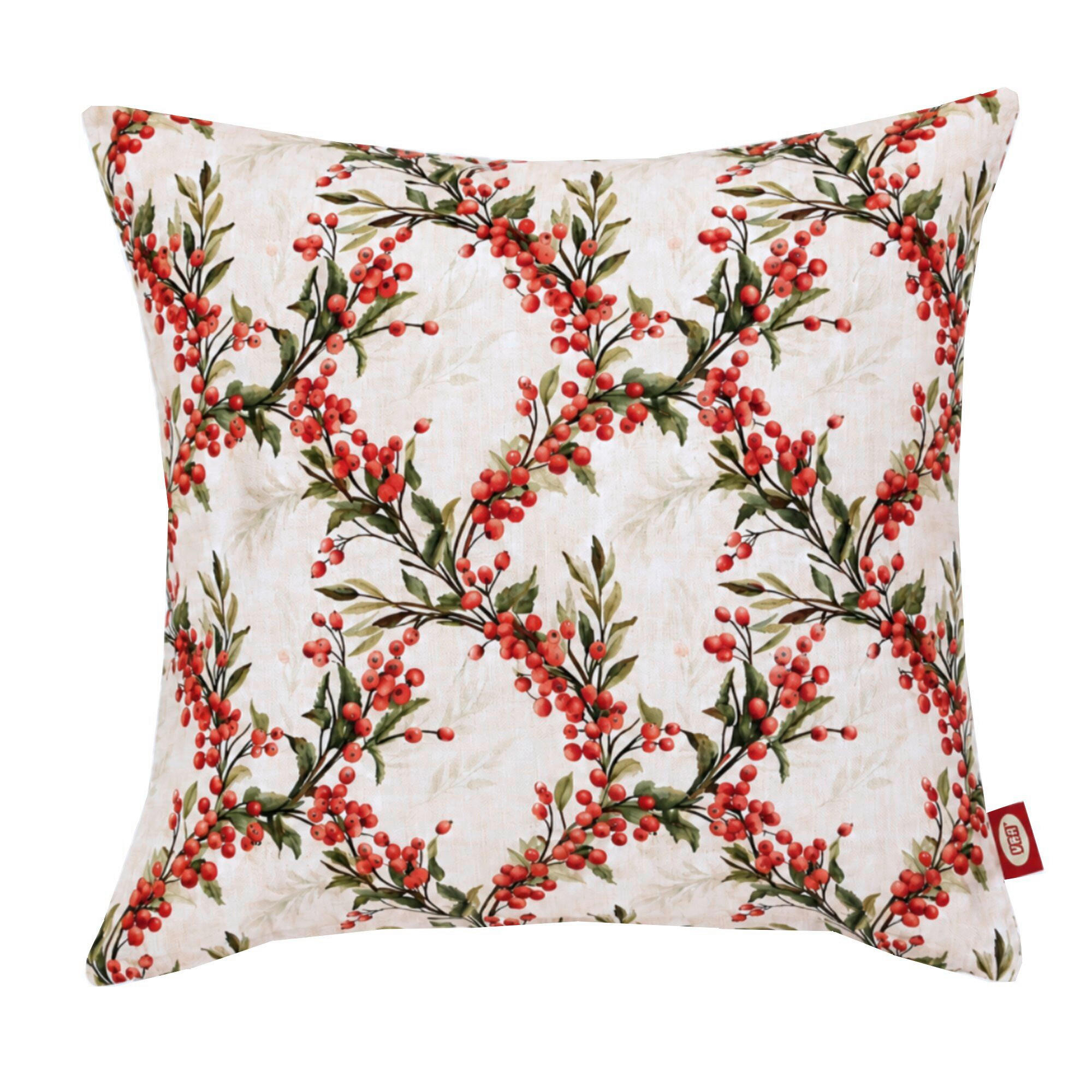 PREVLEKA ZA BLAZINO  NOEL FROST  40/40 cm       večbarvno  - večbarvno, Basics, tekstil (40/40cm)