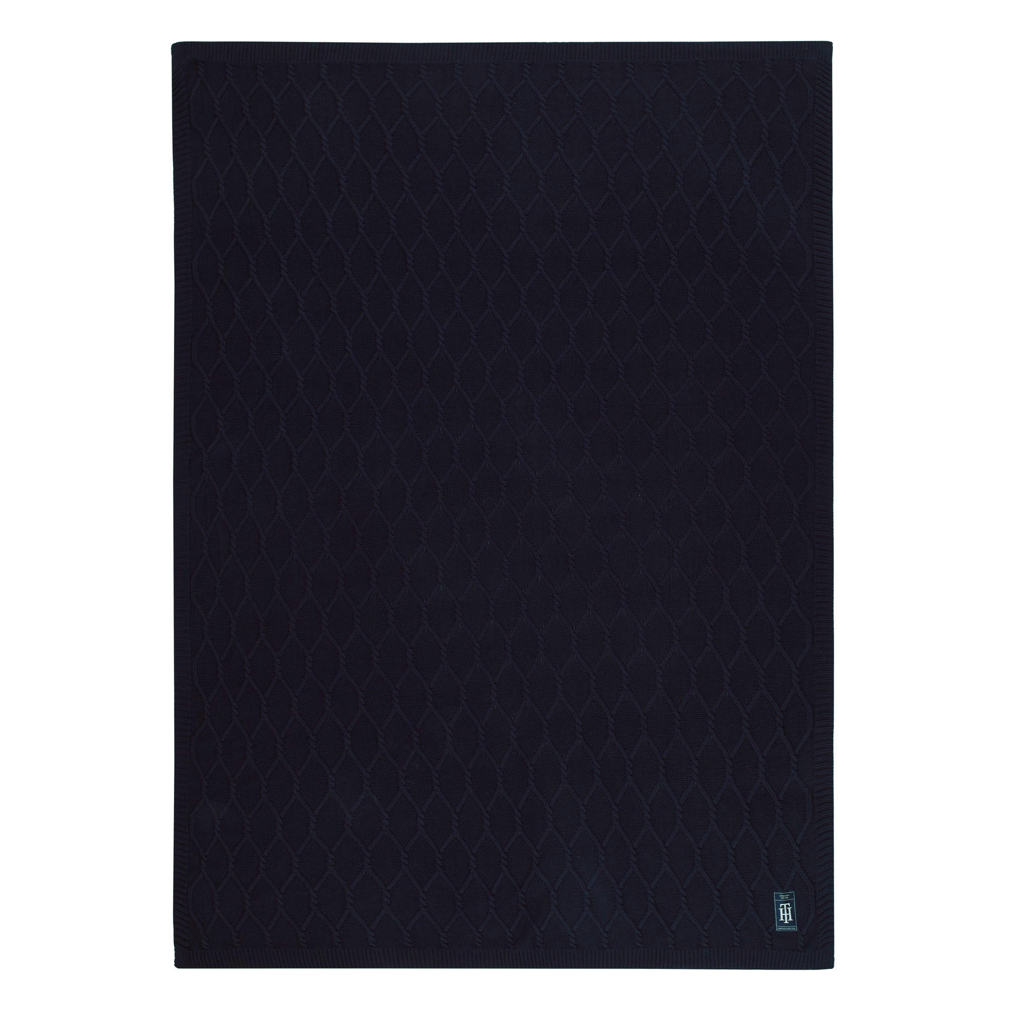 WOHNDECKE Cable 130/170 cm  - Blau, KONVENTIONELL, Textil (130/170cm) - Tommy Hilfiger