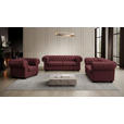 CHESTERFIELD-SESSEL - Wengefarben/Bordeaux, LIFESTYLE, Holz/Textil (115/76,5/96cm) - Landscape