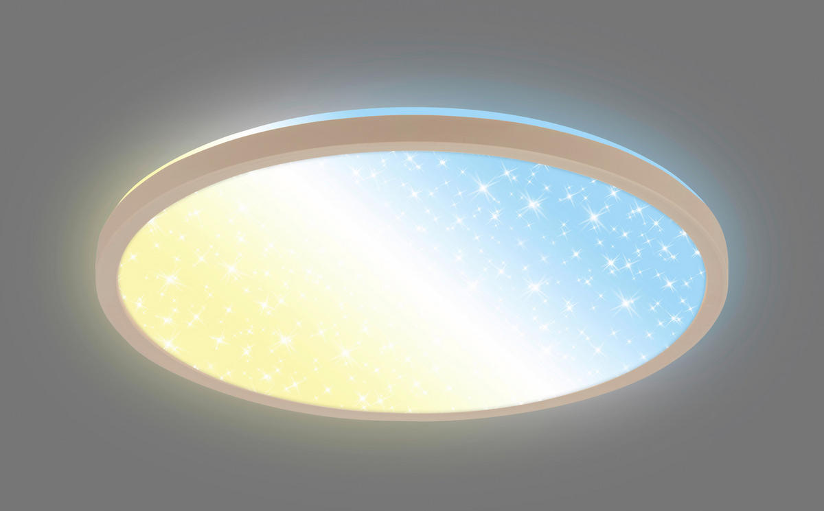 LED-PANEEL Slim 29,3/4,0 cm   - Beige, MODERN, Kunststoff (29,3/4,0cm)