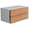 NACHTSCHRANK 60/30/32 cm  - Honigeiche/Weiß, MODERN, Holzwerkstoff (60/30/32cm) - MID.YOU