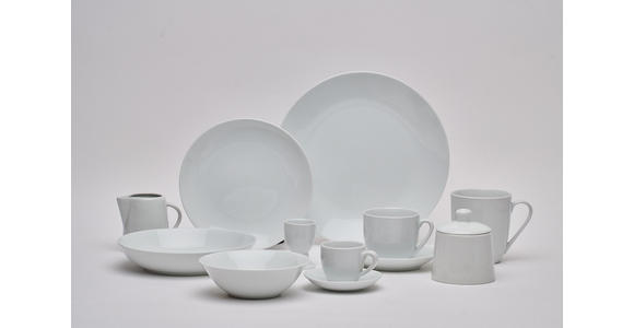 KOMBISERVICE Weiß Pisa 62-teilig 6 Personen  - Weiß, Basics, Keramik - Novel