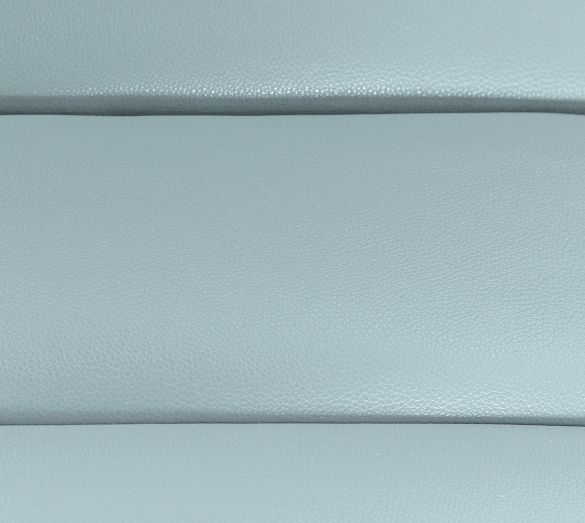 RELAXLIEGE in Echtleder Blaugrau  - Silberfarben/Blaugrau, Design, Leder/Metall (65/65-95/171cm) - Livetastic